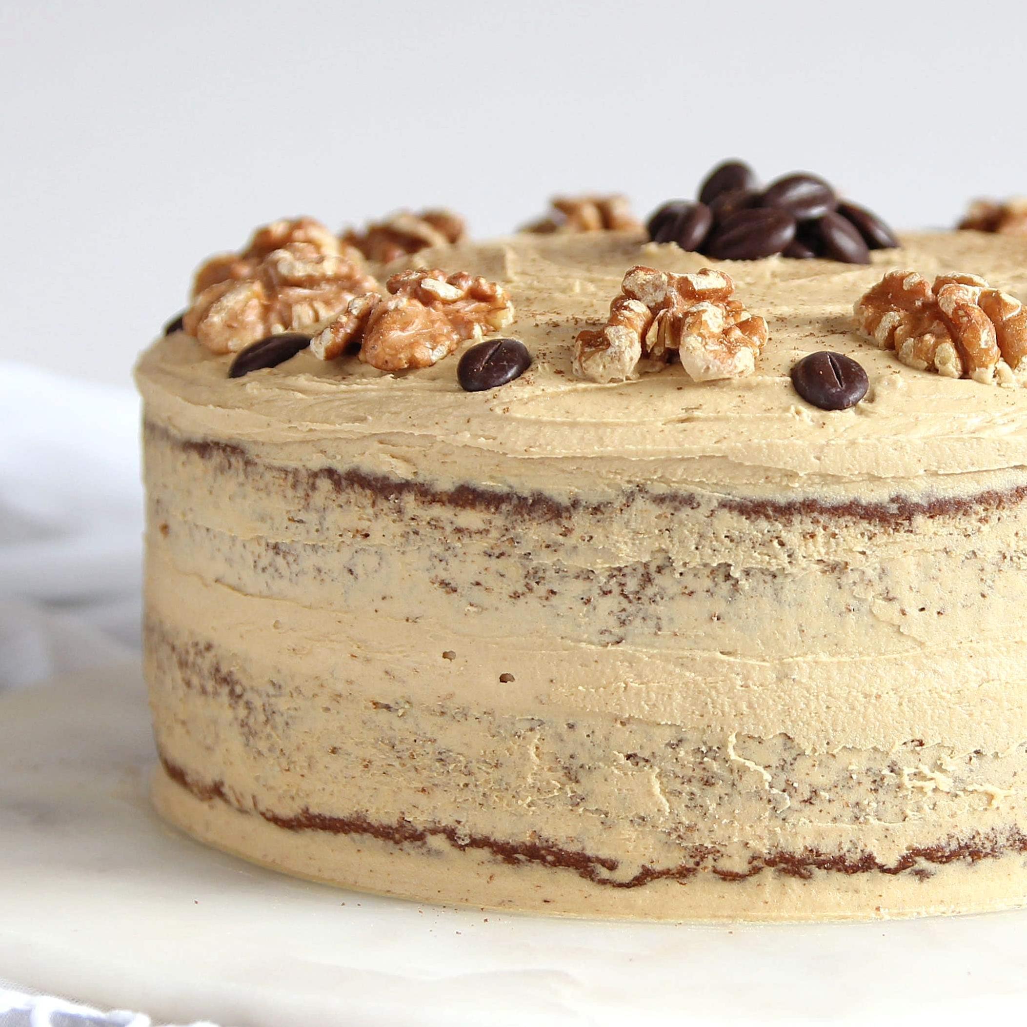  A coffee lover's dream come true, made with almonds and walnuts!