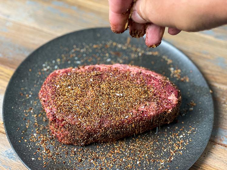  A delicious blend of spices and java to enhance the natural flavors of your meat.