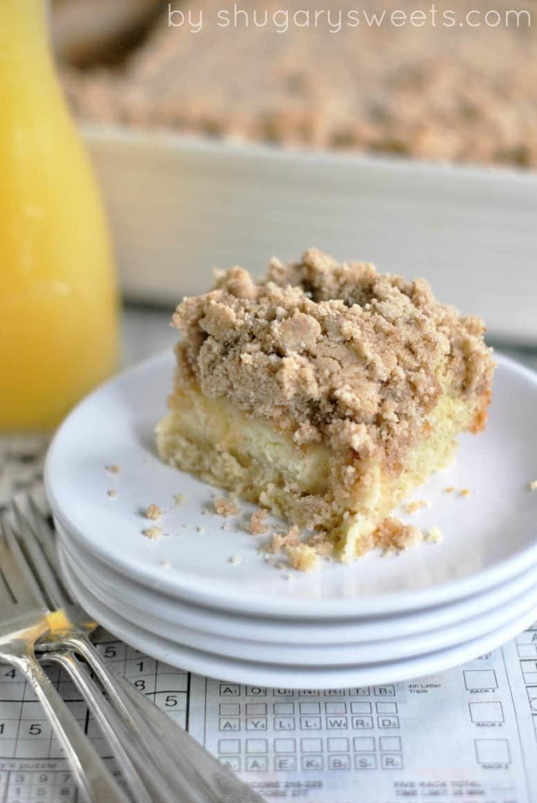 A divine combination of cream cheese and coffee cake