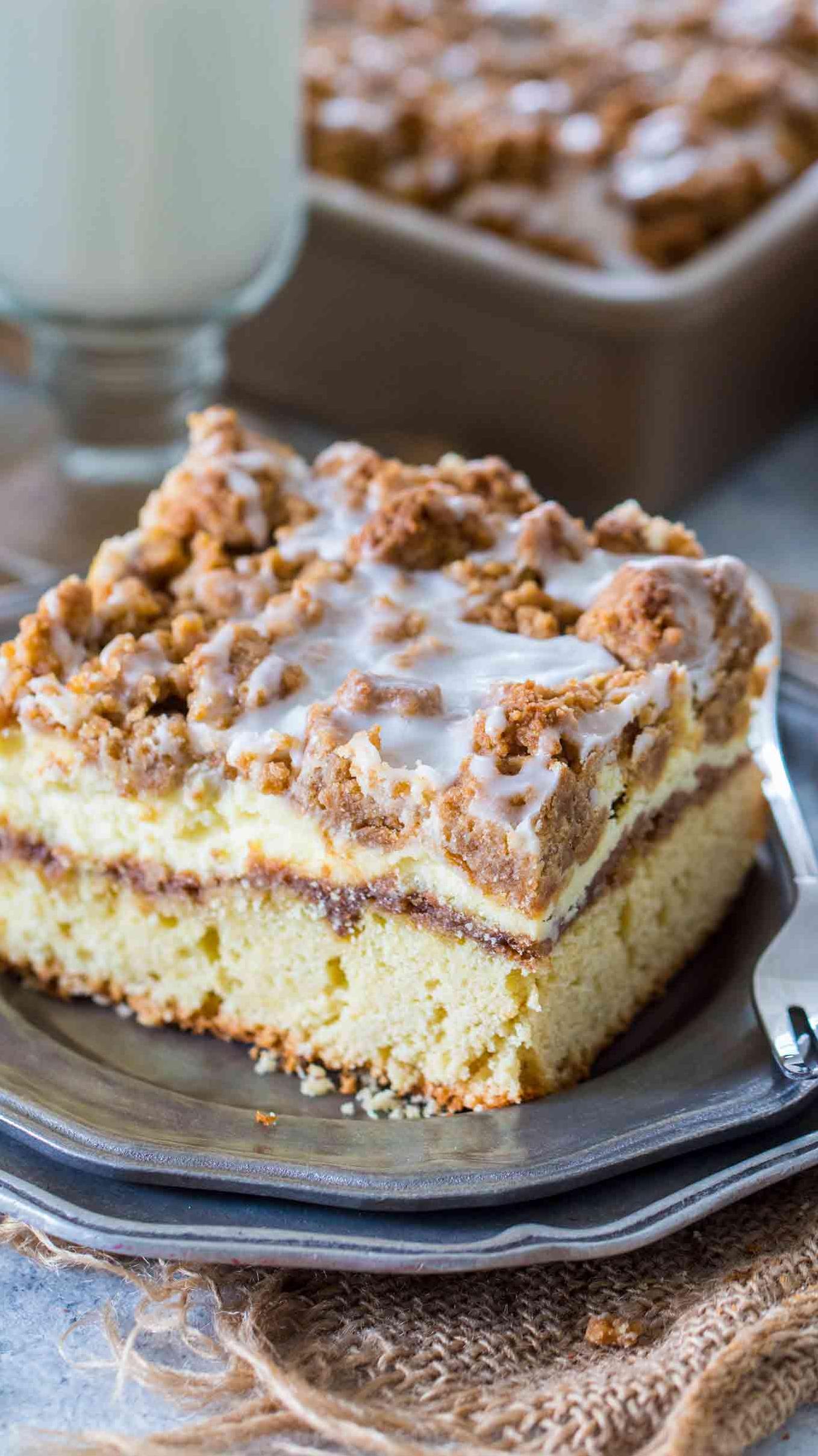  A dollop of this cheesy goodness takes your coffee cake to the next level.