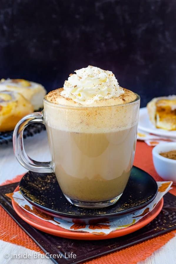  A love child of pumpkin pie and espresso, this latte is the perfect fall treat.