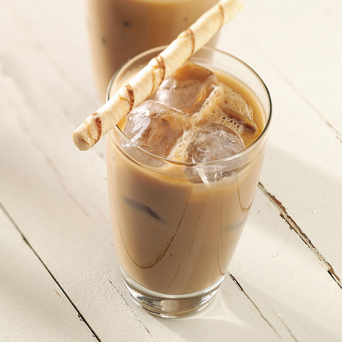  A perfect balance of coffee, milk, and ice
