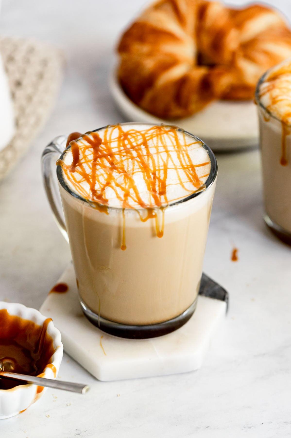  A perfect brew to share with friends or to warm up on chilly mornings, this Carnation Caramel Latte is a must-try.
