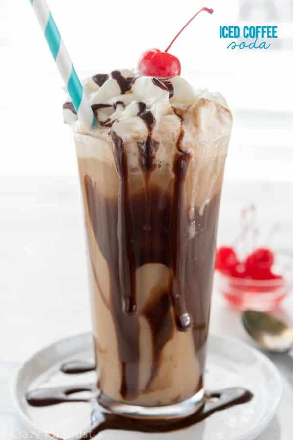  A perfect treat for a hot summer day, this Coffee Ice Cream Soda is guaranteed to cool you down.