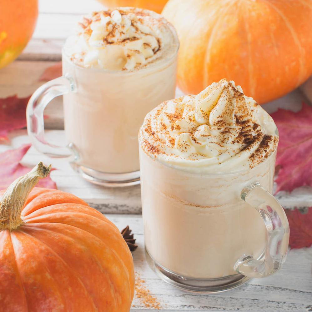  A piping hot pumpkin cheesecake latte to get you in the fall spirit!
