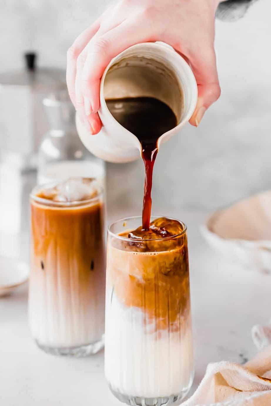  A popular drink among coffee lovers, this iced almond coffee is a must-try.