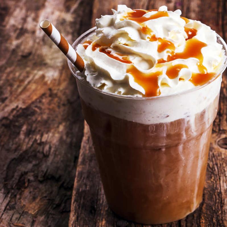  A refreshing blend of coffee and cream.