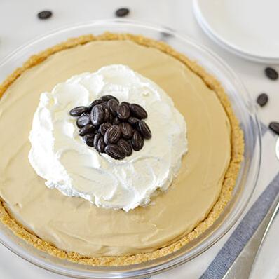  A rich and creamy filling combined with a chocolatey crust.