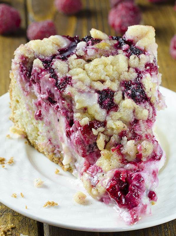  A slice of heaven, with a raspberry twist! 🍓☕️