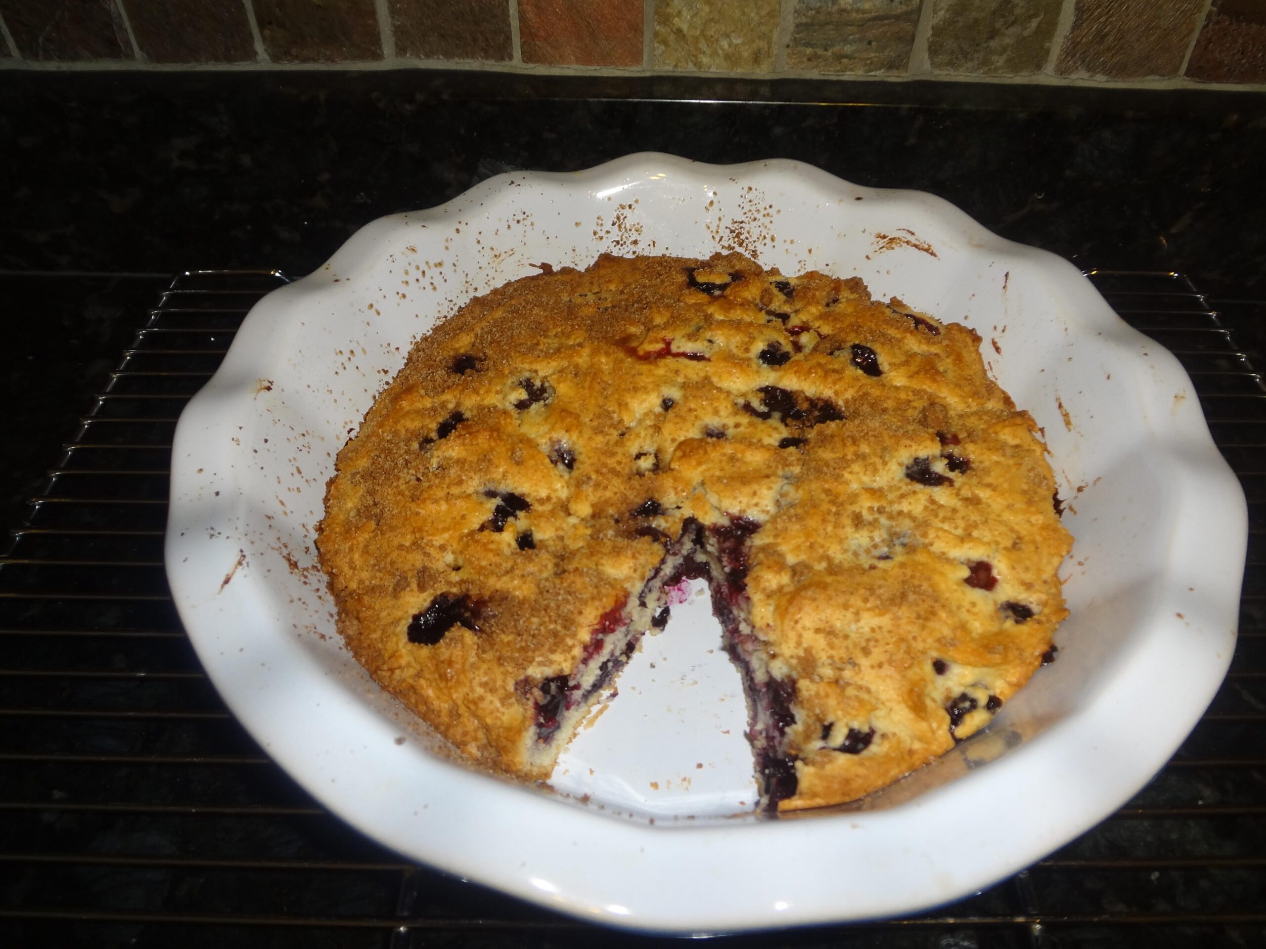  A slice of heaven with blueberries on top!