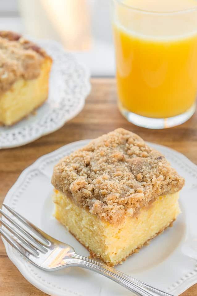  A slice of paradise awaits you with this Pineapple Orange Streusel Coffee Cake.