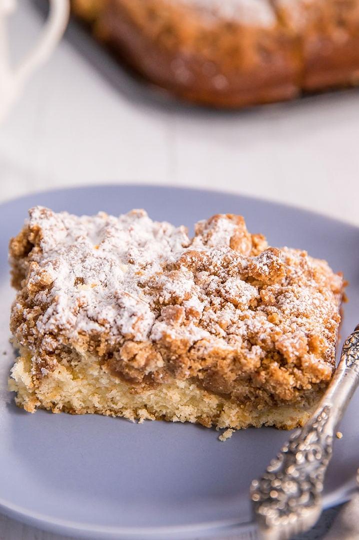  A slice of this coffee cake is the perfect companion to your morning cup of coffee.