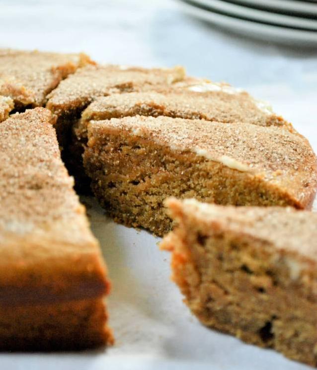  A warm slice of spiced coffee cake is the perfect addition to your morning cup of coffee