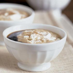  Add some spice to your life with this Spiced Coffee With Brandied Whipped Cream!