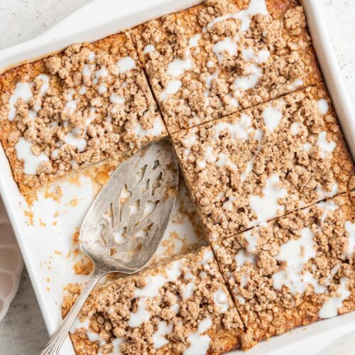 Almond Coffee Cake With Oatmeal-Crumb Topping