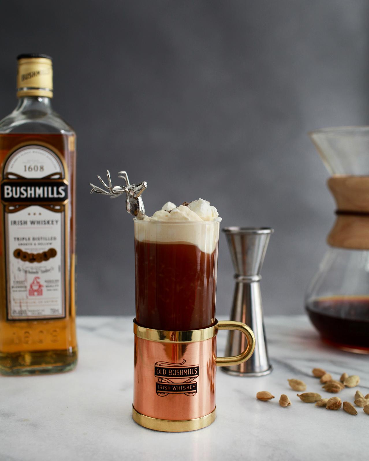  An Irish whiskey shot goes a long way in making this coffee extraordinary