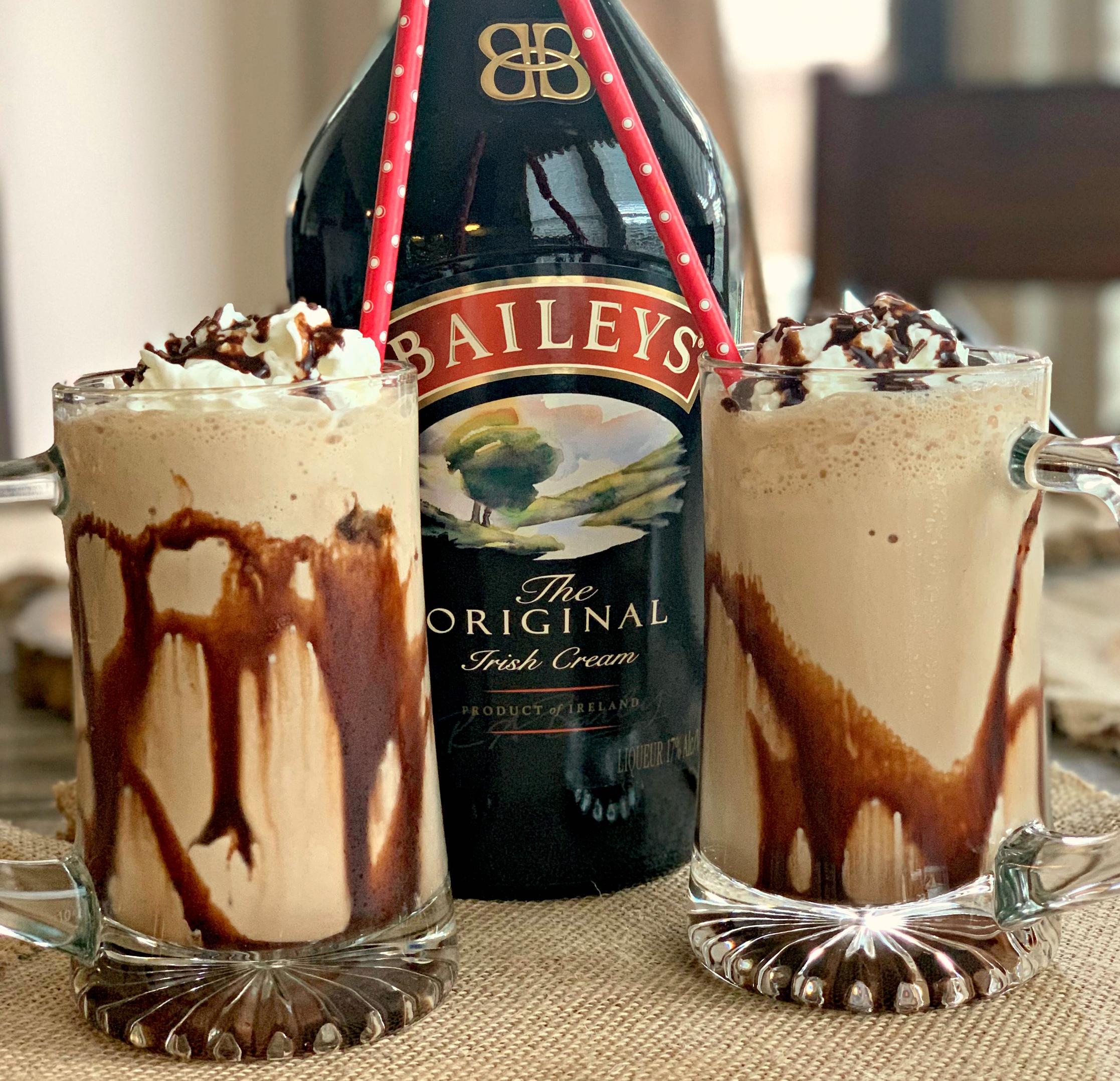 An irresistible blend of coffee, ice, and Baileys