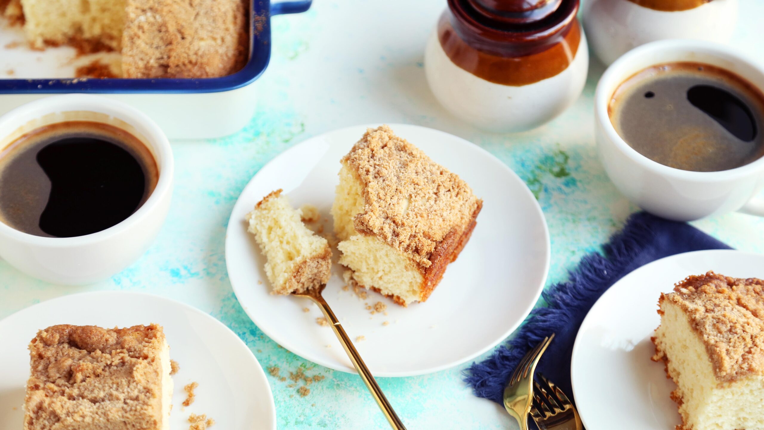 Delicious Toffee Walnut Coffee Cake Recipe