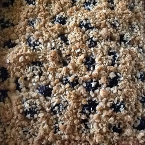 Blackberry Cream Cheese Coffee Cake