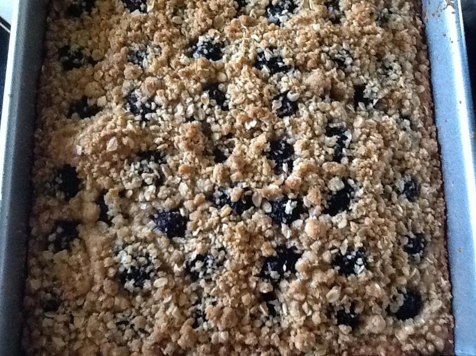 Blackberry Cream Cheese Coffee Cake