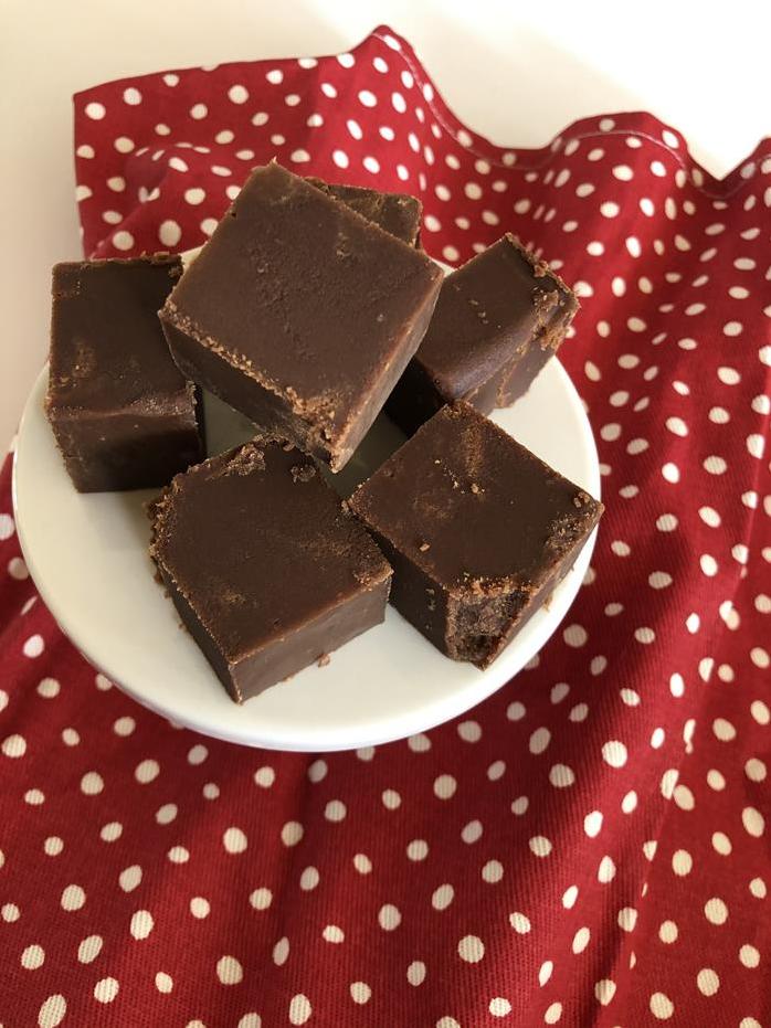  Bring some sweetness to your day with a bite of homemade fudge.