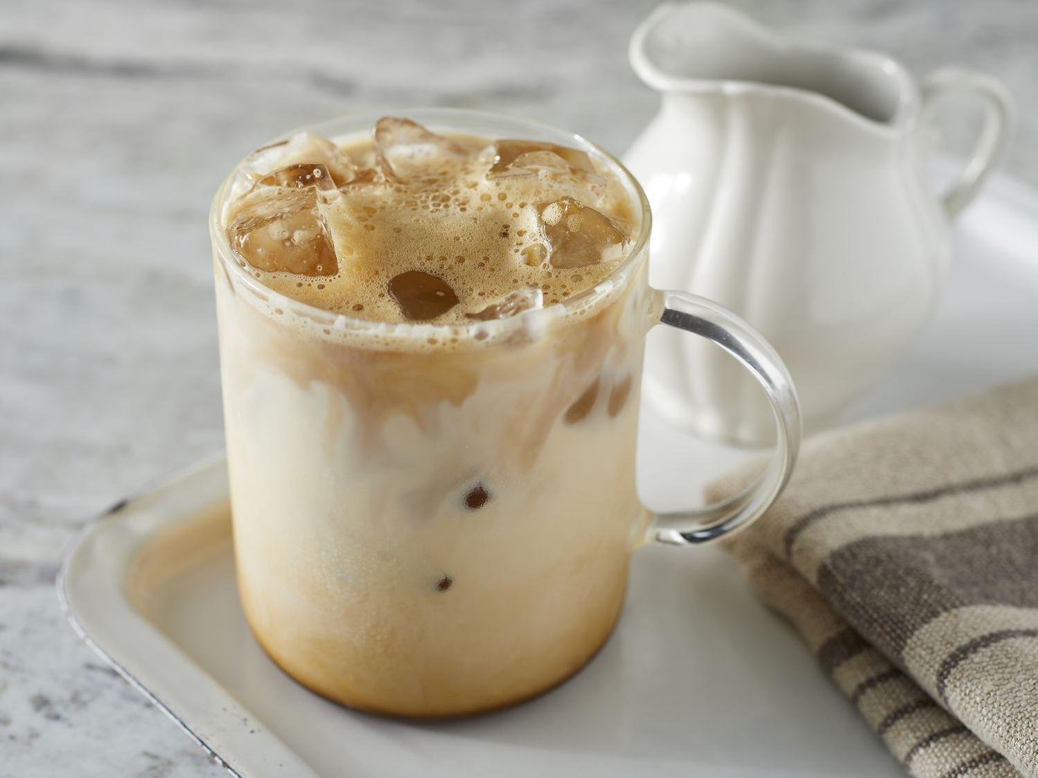  Chill out with a glass of perfectly brewed iced coffee.