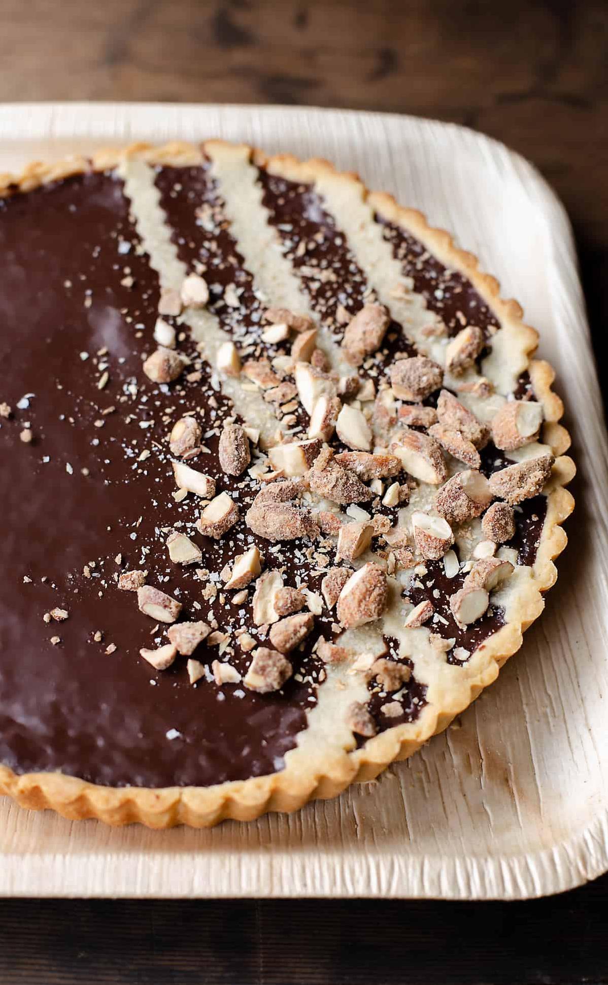 Chocolate Coffee Pie With Almond Crust