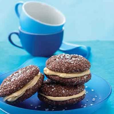 Deliciously Rich Chocolate Coffee Sandwich Cookies Recipe