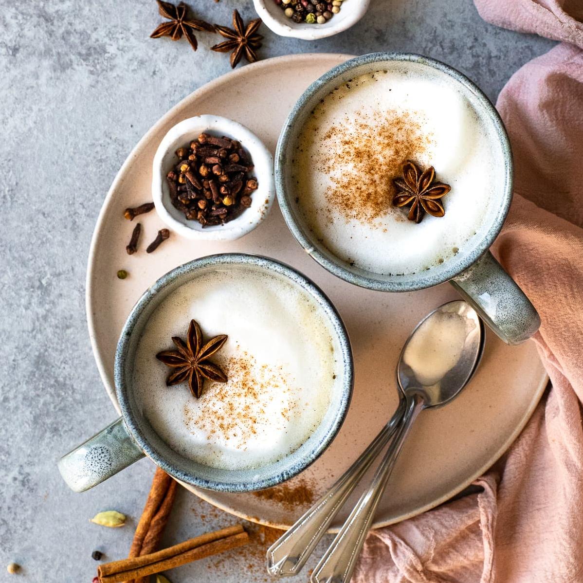 Warm Up with a Delicious Cinnamon Chai Latte