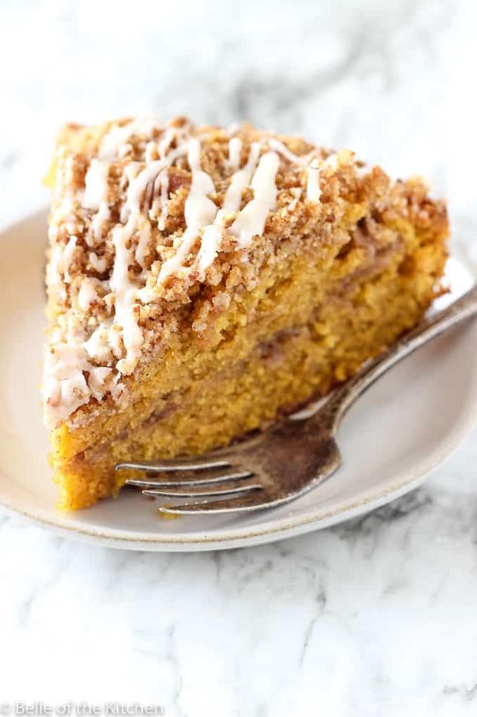  Cinnamon, nutmeg, and espresso make for the perfect combination in this coffee cake.