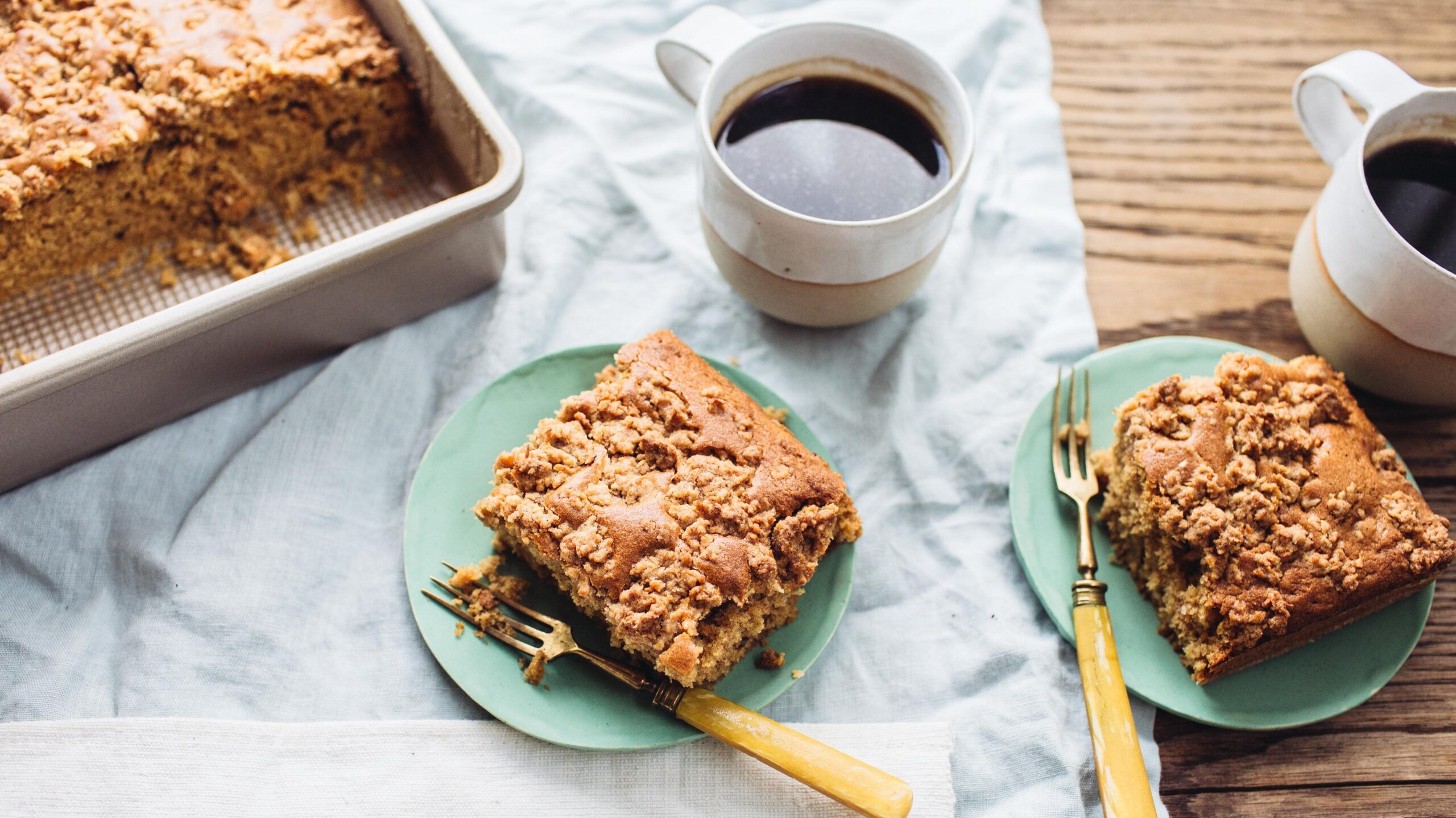 Delight in the Tropical Flavors of this Coconut Coffee Cake
