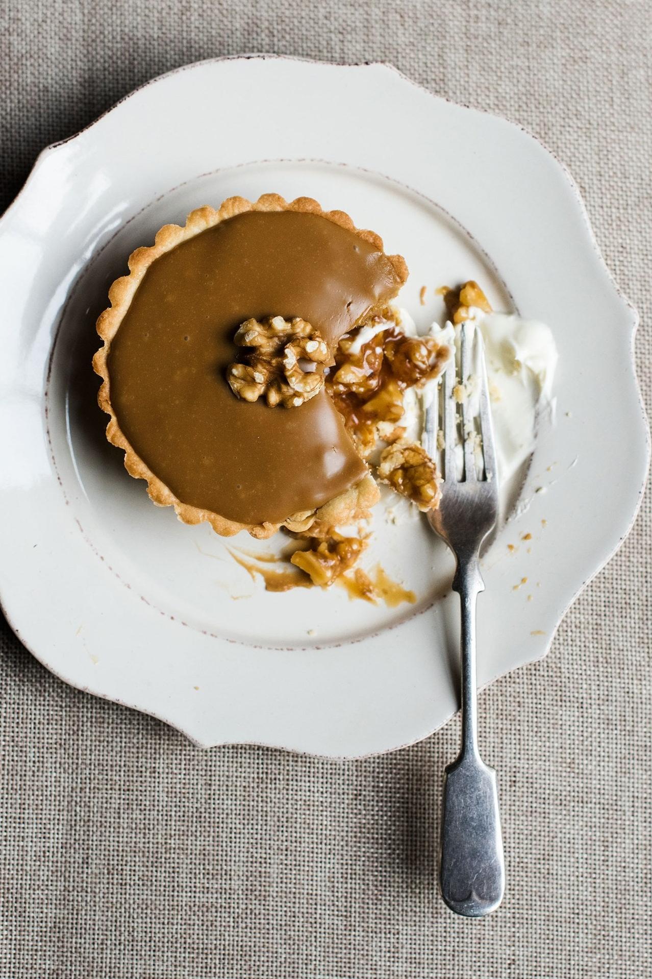  Coffee and walnuts make the ultimate flavor duo in this pie.