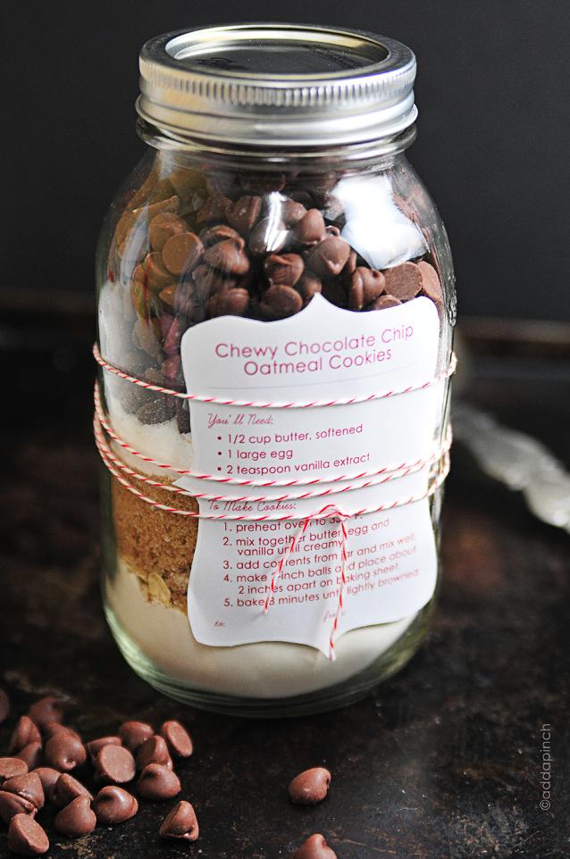 Coffee Chocolate Chip Cookie Mix in a Jar