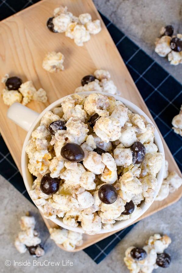  Coffee Crunch Popcorn is a great choice when you need a quick and easy snack to satisfy your cravings.