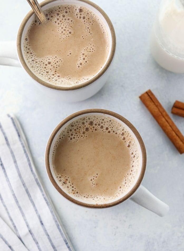  Cozy up with our Chai Latte, perfect for chilly days.