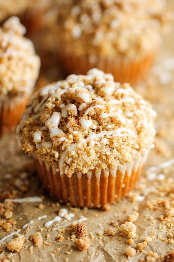  Craving coffee cake? Make these muffins and satisfy that craving in a jiffy.