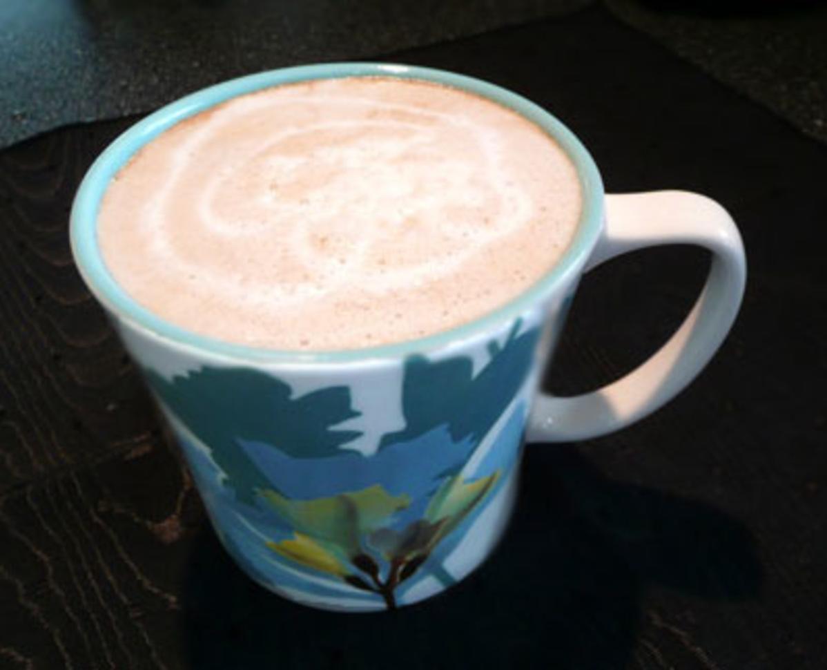  Creamy coconut and velvety milk come together in this custardy latte.
