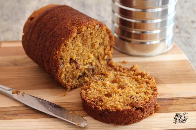  Create a cozy ambiance in your kitchen with this homemade pumpkin bread.