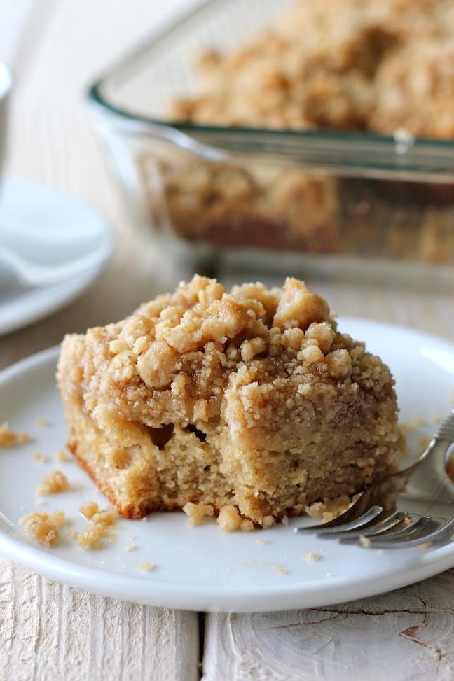  Crispy and buttery, this crumb topping adds the perfect crunch to any cake.