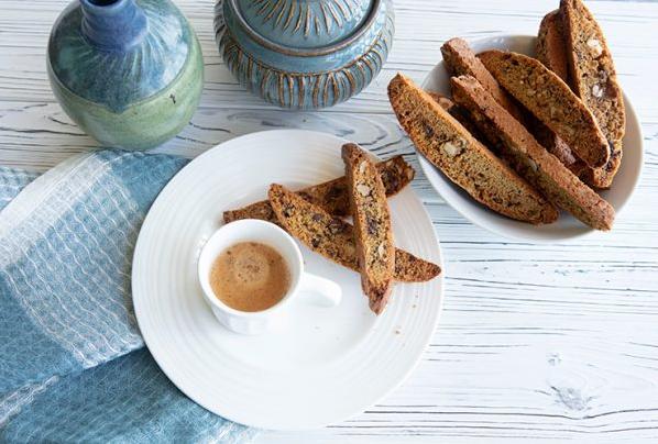 Crunchy, golden brown, and loaded with flavor - our biscotti is the perfect accompaniment to your morning coffee or afternoon tea.