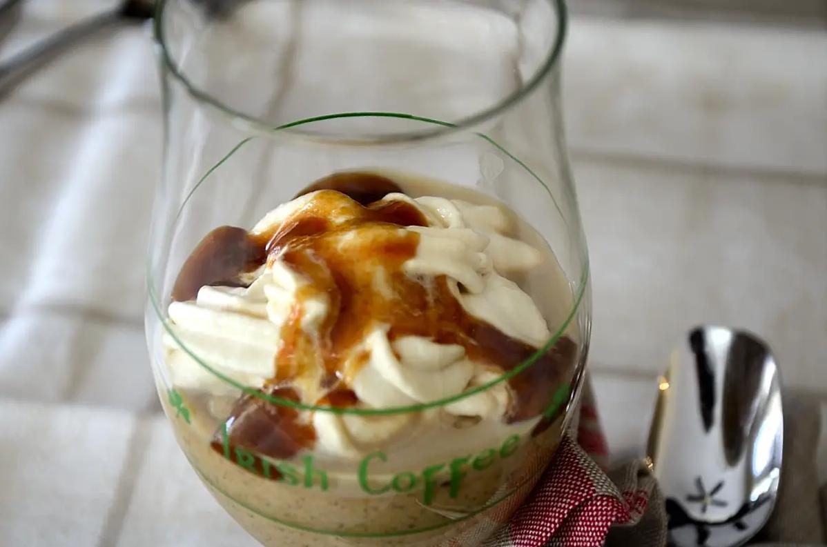  Dip into a heavenly Irish Coffee Caramel Mousse!