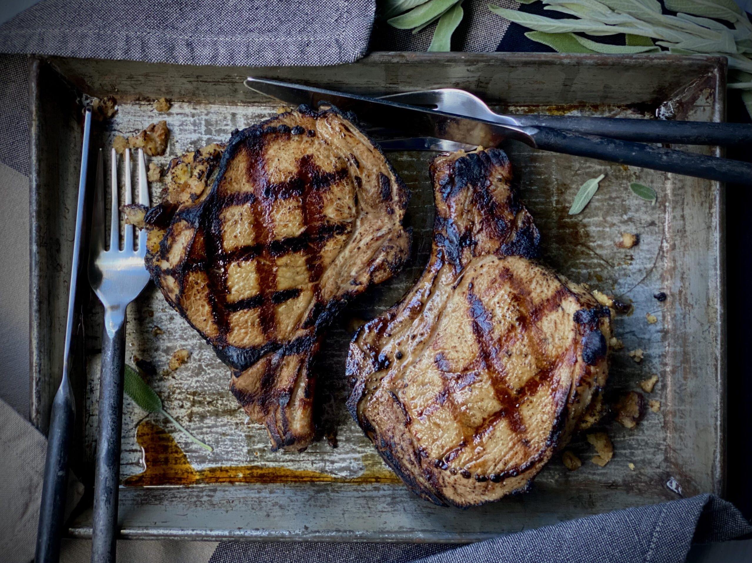  Don't settle for boring pork chops, add character to your meal with our recipe.