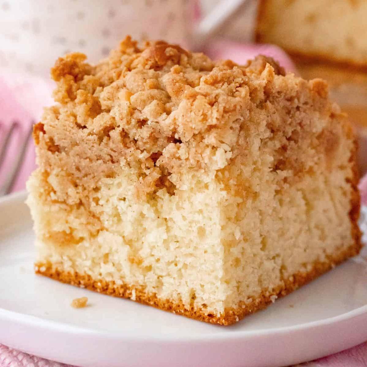  Each bite is filled with pockets of cinnamon-sugar streusel that’s sure to make you smile.
