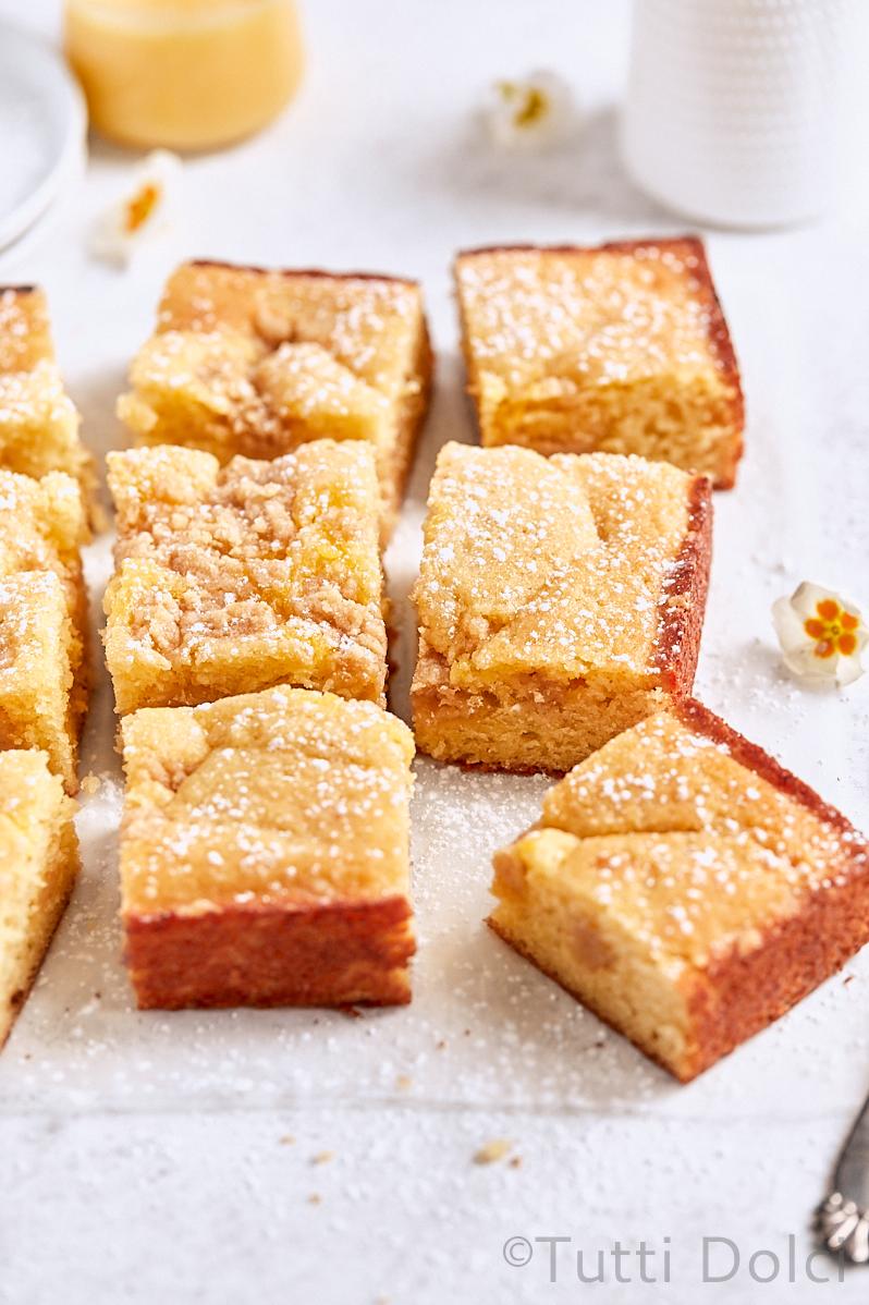  Each bite of this Meyer Lemon Coffee Cake is bursting with bright citrus flavor and a delicate crumb texture.