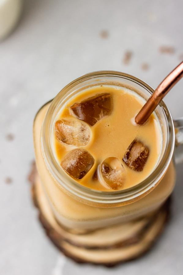  Enjoy a refreshing cup of iced coffee without stepping foot in a coffee shop.