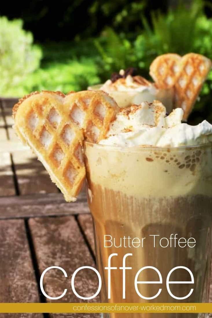  Enjoy the comforting flavors of toffee in your morning cup of joe.