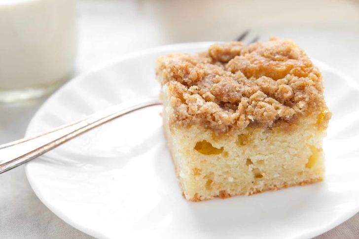  Enjoy the warm and cozy feeling of the holidays with every bite of this eggnog coffee cake.