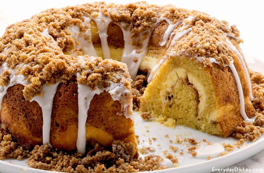  For those who love a tangy, zesty twist to their coffee cake 🍊