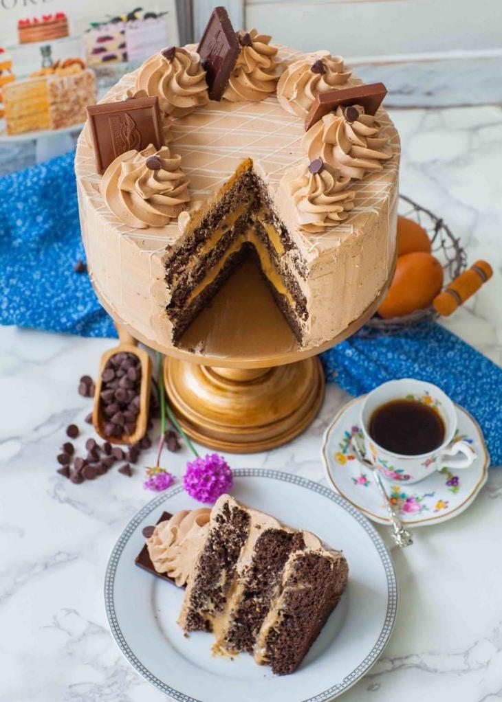 French Chocolate Coffee Cake