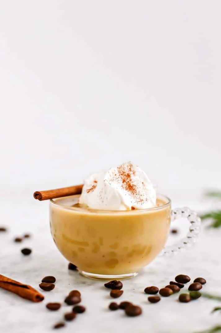  Get in the holiday spirit with this festive coffee eggnog punch!